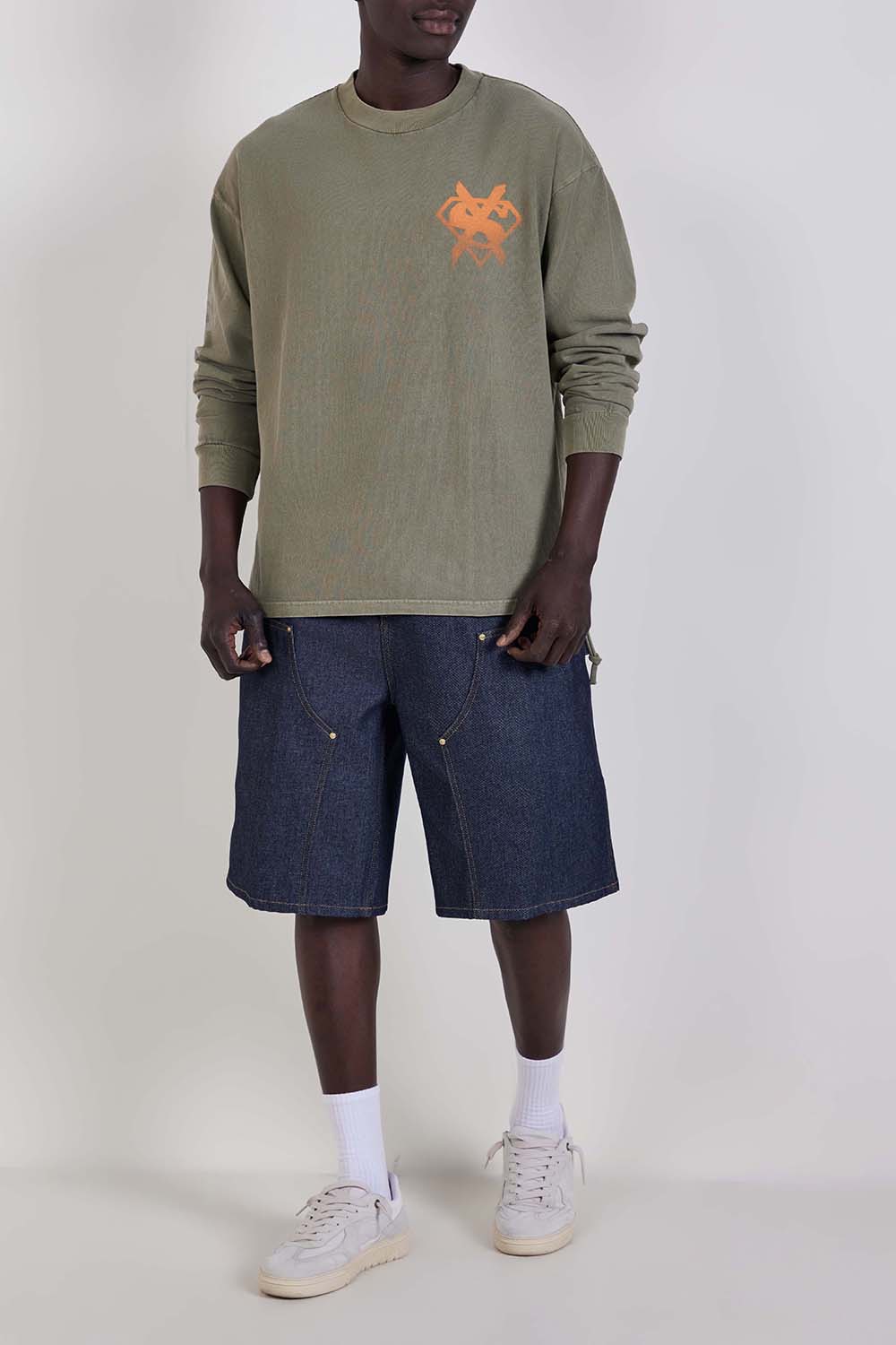 חולצת טי ארוכה אוברסייז